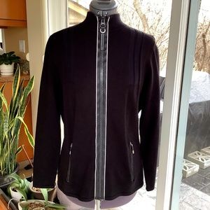 Jamie Sadock size medium jersey knit golf jacket